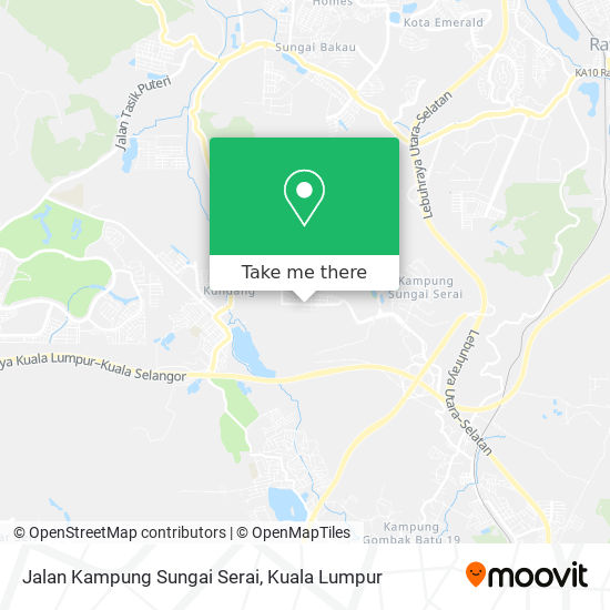 Jalan Kampung Sungai Serai map