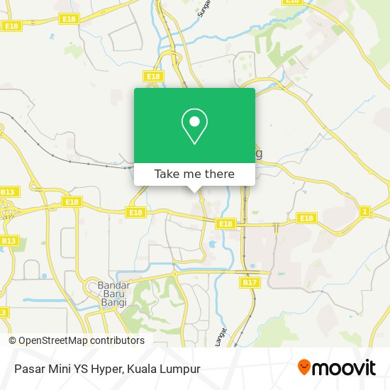 Pasar Mini YS Hyper map