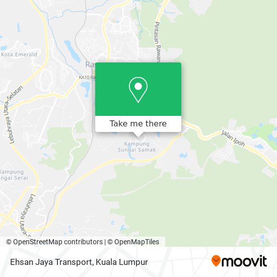 Peta Ehsan Jaya Transport