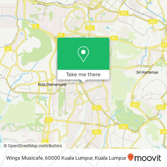 Peta Wings Musicafe, 60000 Kuala Lumpur