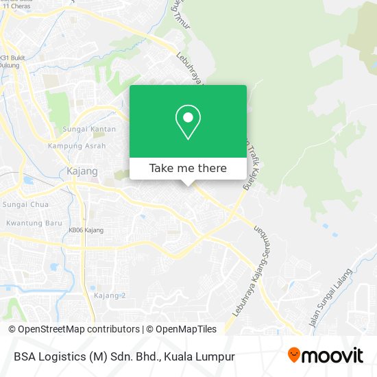 BSA Logistics (M) Sdn. Bhd. map