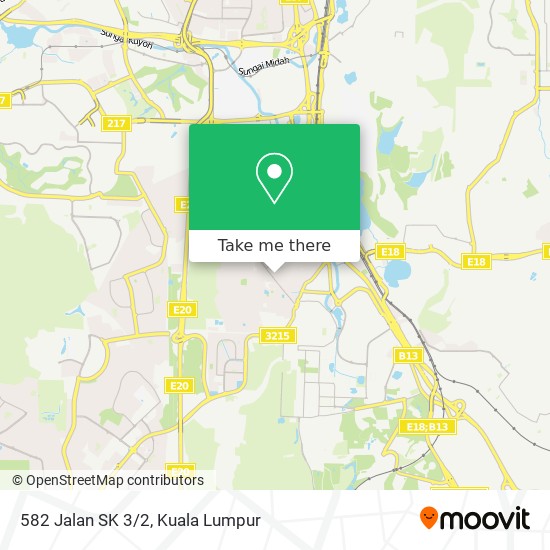 582 Jalan SK 3/2 map