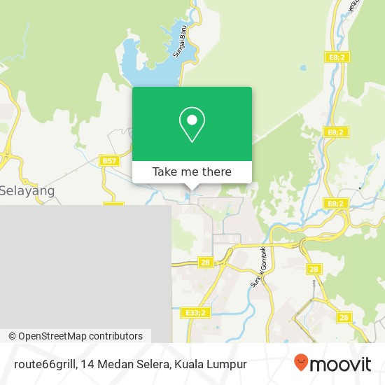 route66grill, 14 Medan Selera map