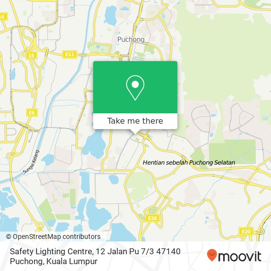 Peta Safety Lighting Centre, 12 Jalan Pu 7 / 3 47140 Puchong