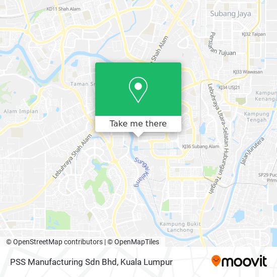 PSS Manufacturing Sdn Bhd map