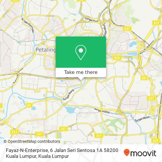 Fayaz-N-Enterprise, 6 Jalan Seri Sentosa 1A 58200 Kuala Lumpur map