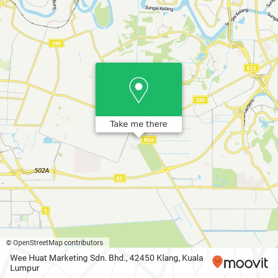 Wee Huat Marketing Sdn. Bhd., 42450 Klang map