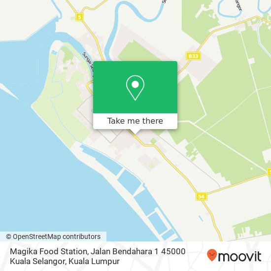 Magika Food Station, Jalan Bendahara 1 45000 Kuala Selangor map