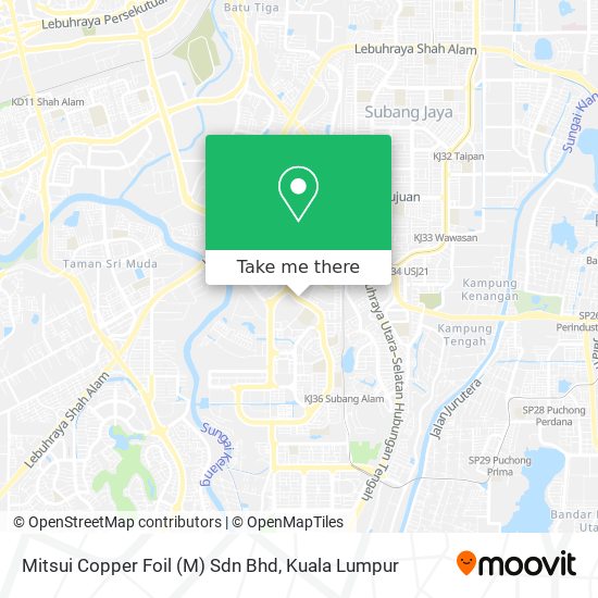 Mitsui Copper Foil (M) Sdn Bhd map