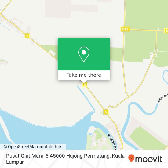 Pusat Giat Mara, 5 45000 Hujong Permatang map