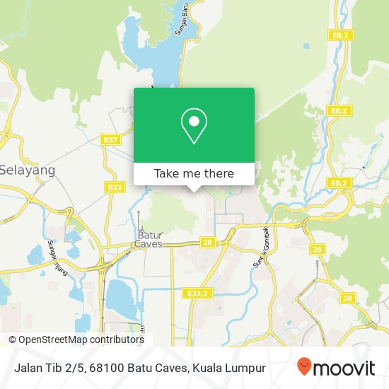 Jalan Tib 2 / 5, 68100 Batu Caves map