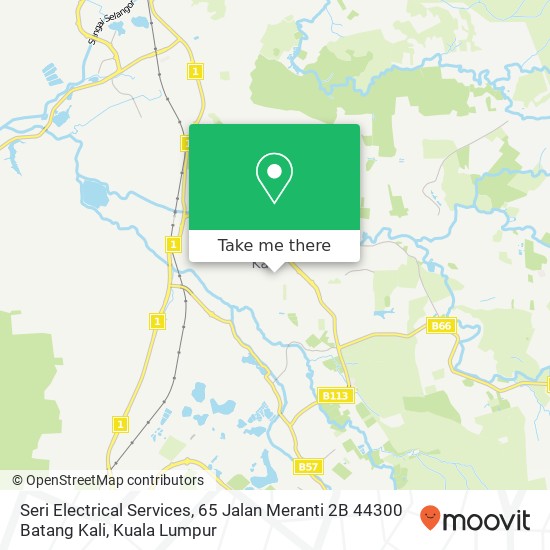 Seri Electrical Services, 65 Jalan Meranti 2B 44300 Batang Kali map