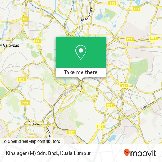 Kinslager (M) Sdn. Bhd. map