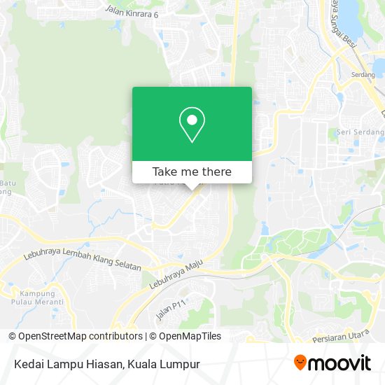 Kedai Lampu Hiasan map