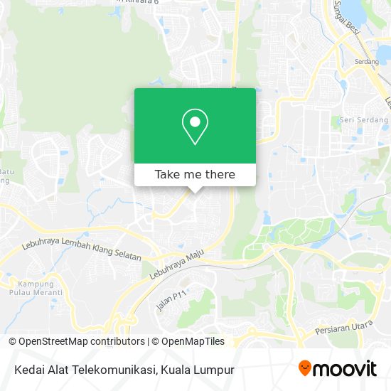 Kedai Alat Telekomunikasi map