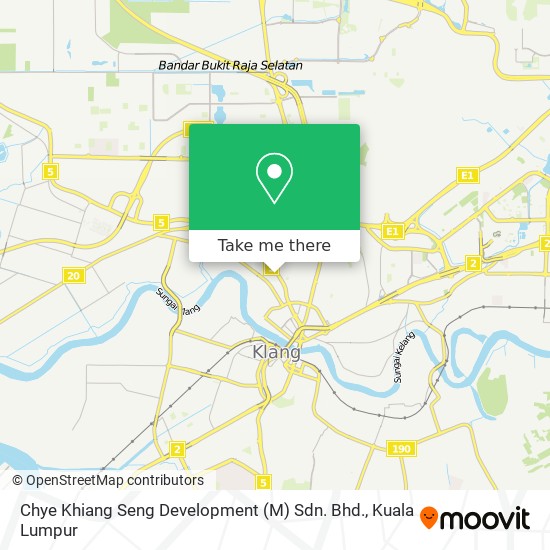 Peta Chye Khiang Seng Development (M) Sdn. Bhd.
