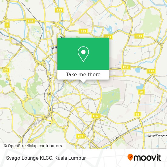 Svago Lounge KLCC map