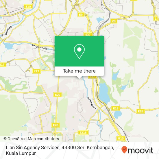 Lian Sin Agency Services, 43300 Seri Kembangan map