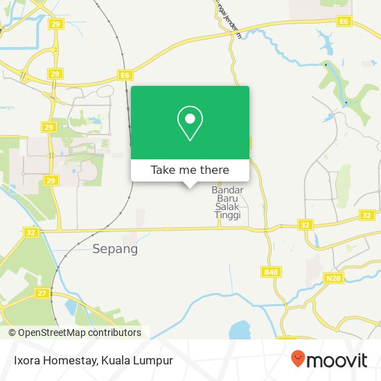 Ixora Homestay map