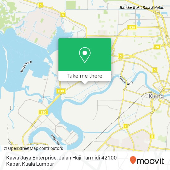 Kawa Jaya Enterprise, Jalan Haji Tarmidi 42100 Kapar map