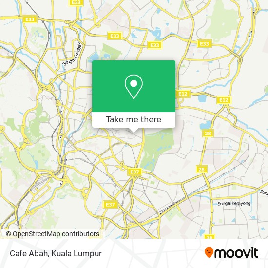 Cafe Abah map