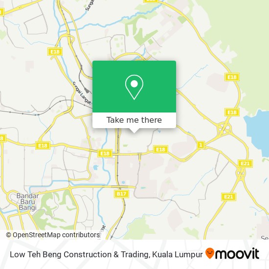 Low Teh Beng Construction & Trading map