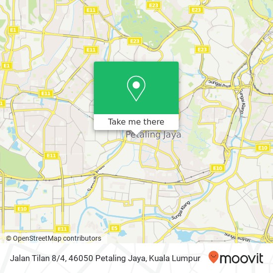 Jalan Tilan 8 / 4, 46050 Petaling Jaya map