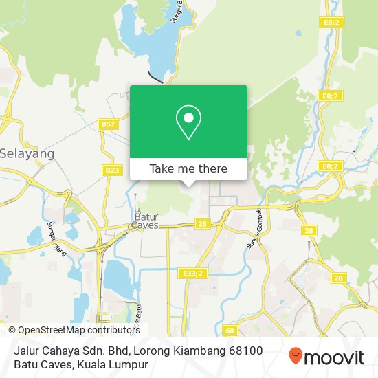 Jalur Cahaya Sdn. Bhd, Lorong Kiambang 68100 Batu Caves map
