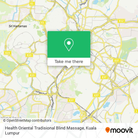 Health Oriental Tradisional Blind Massage map