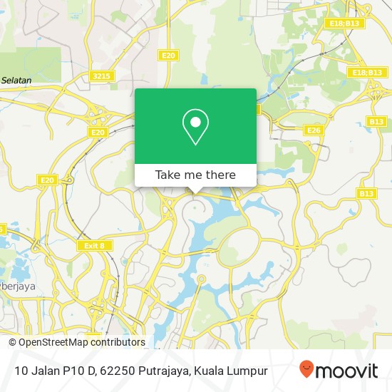 10 Jalan P10 D, 62250 Putrajaya map