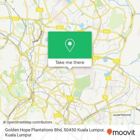 Golden Hope Plantations Bhd, 50450 Kuala Lumpur map