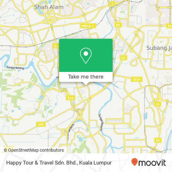 Happy Tour & Travel Sdn. Bhd. map