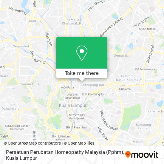 Persatuan Perubatan Homeopathy Malaysia (Pphm) map