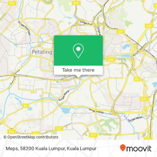 Meps, 58200 Kuala Lumpur map