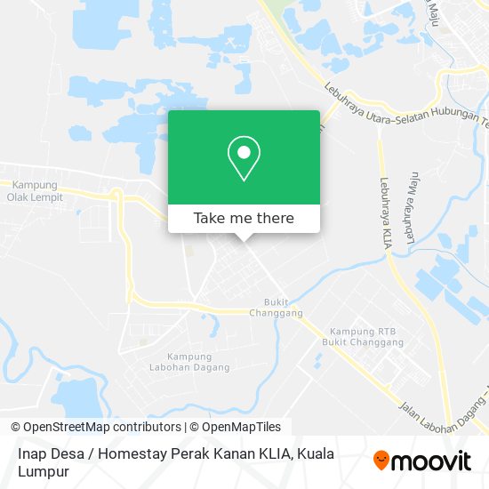 Peta Inap Desa / Homestay Perak Kanan KLIA