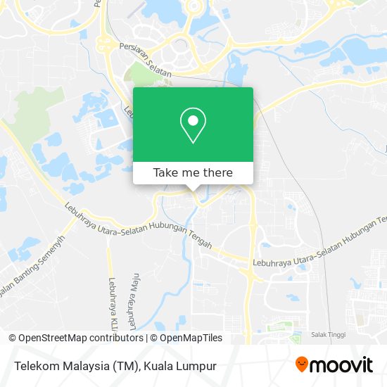 Peta Telekom Malaysia (TM)