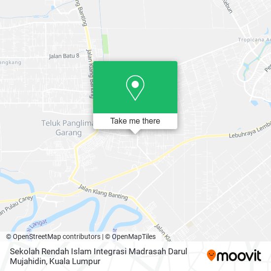 Sekolah Rendah Islam Integrasi Madrasah Darul Mujahidin, 42500 Telok Panglima Garang map