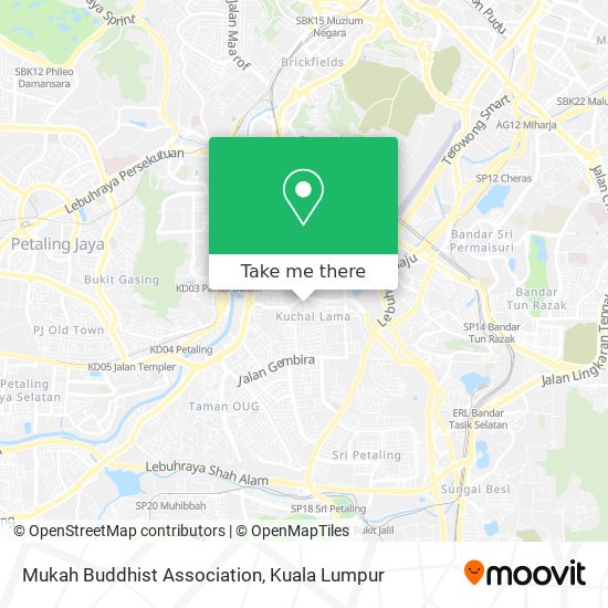 Mukah Buddhist Association map