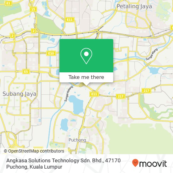 Angkasa Solutions Technology Sdn. Bhd., 47170 Puchong map