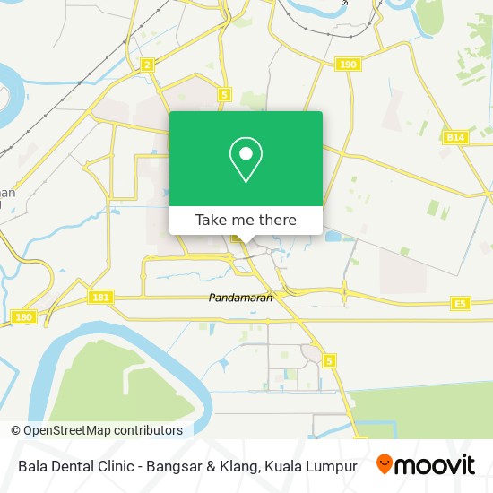 Bala Dental Clinic - Bangsar & Klang map