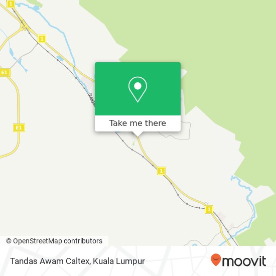 Tandas Awam Caltex map