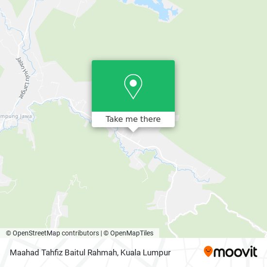 Maahad Tahfiz Baitul Rahmah map