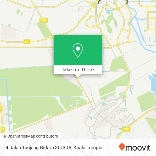 Peta 4 Jalan Tanjung Bidara 30 / 30A, 42450 Shah Alam
