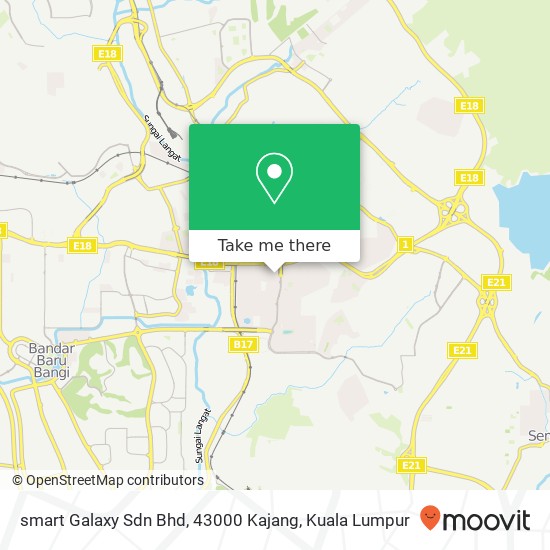 smart Galaxy Sdn Bhd, 43000 Kajang map