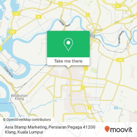 Asia Stamp Marketing, Persiaran Pegaga 41200 Klang map