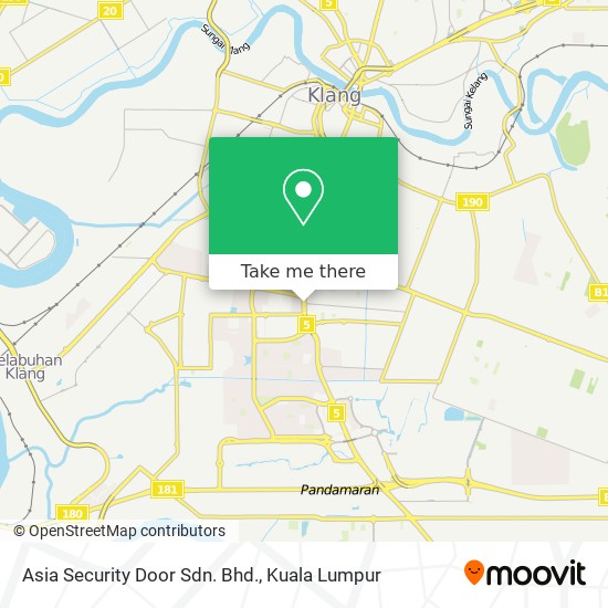 Asia Security Door Sdn. Bhd. map