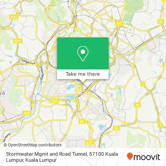 Stormwater Mgmt and Road Tunnel, 57100 Kuala Lumpur map