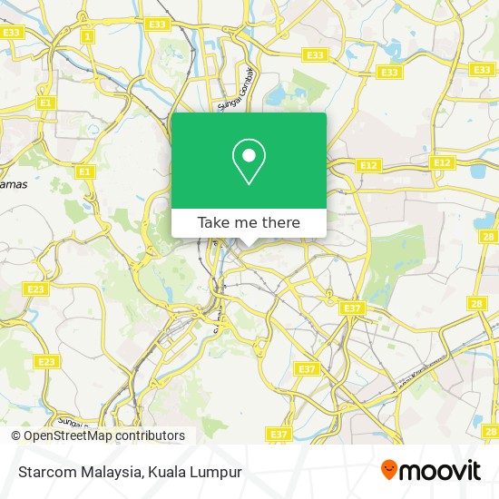 Peta Starcom Malaysia