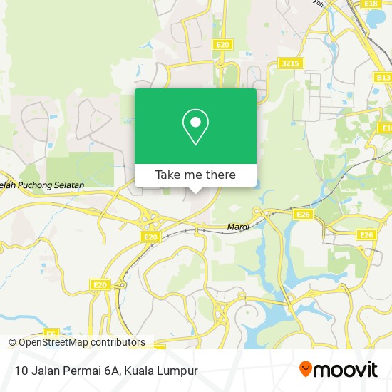 10 Jalan Permai 6A map