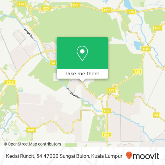 Kedai Runcit, 54 47000 Sungai Buloh map